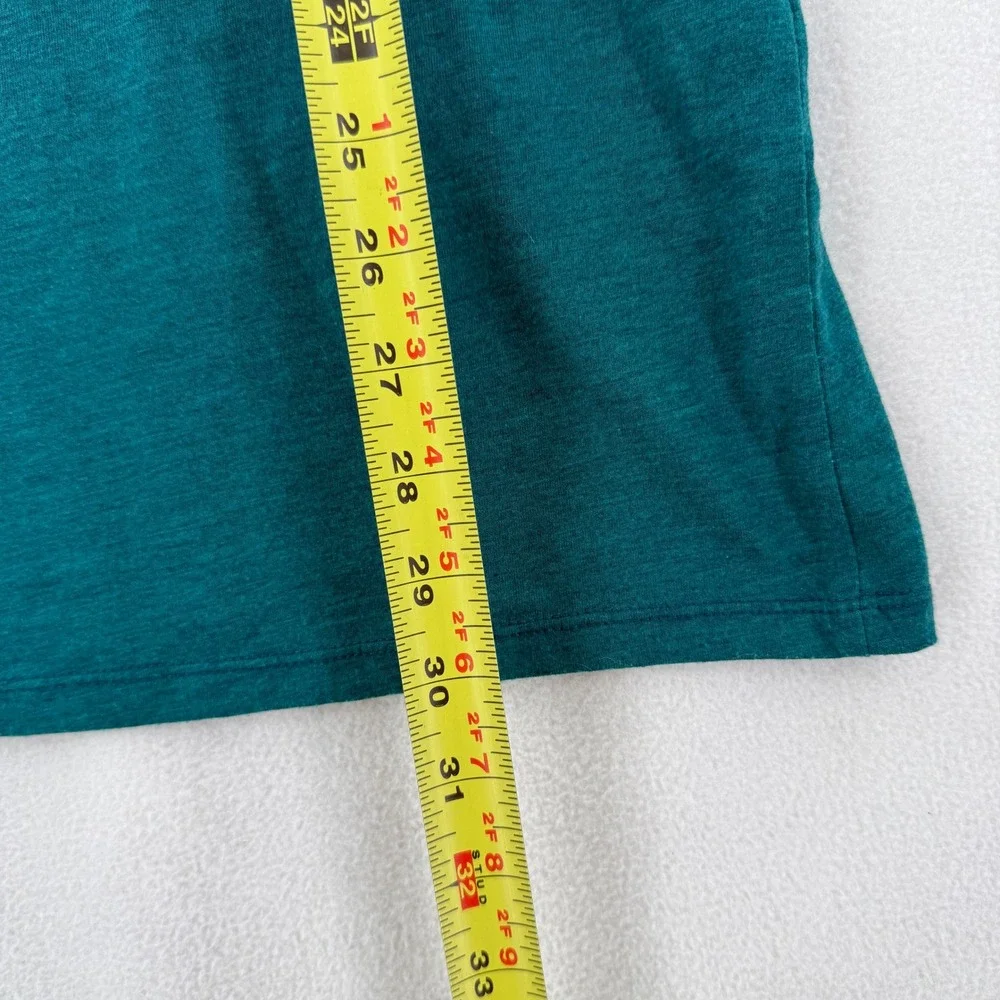 Nike Dri-FIT Run Tank Top Mens Medium Teal Colorblock Athletic Cut 922174-351